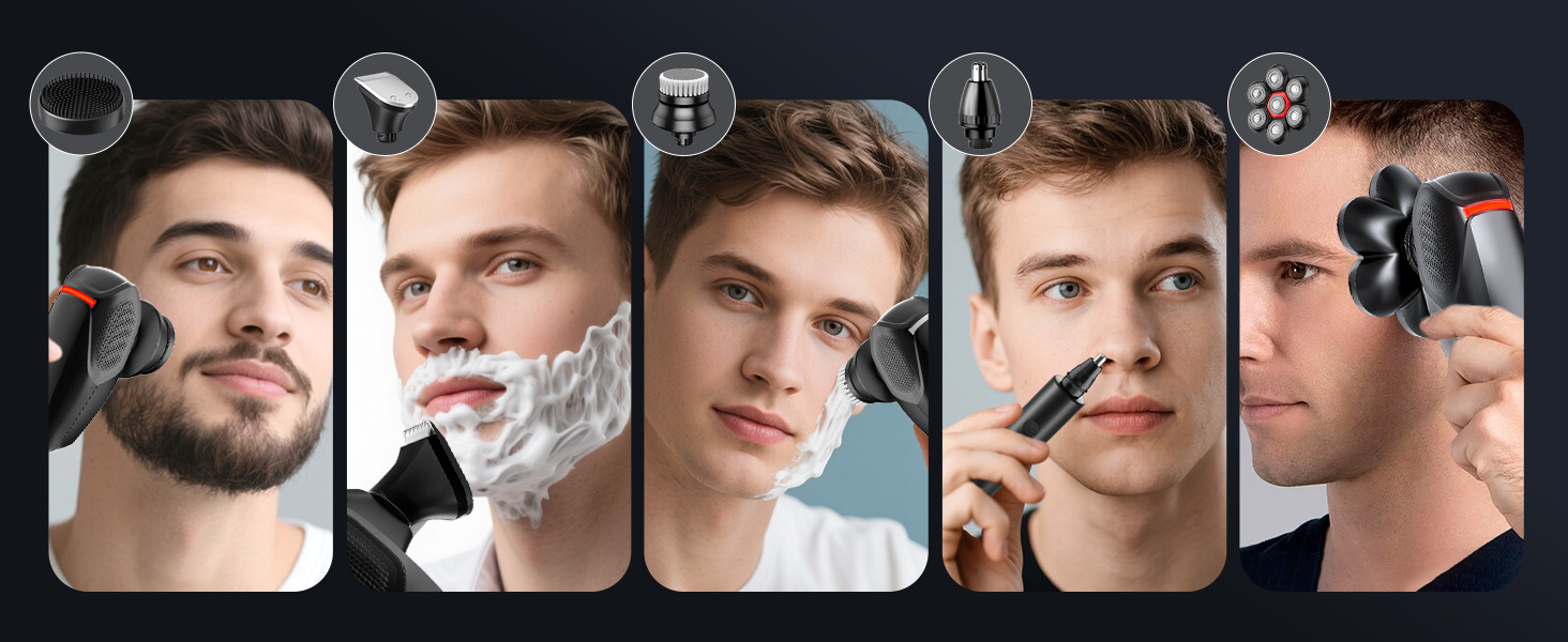 head shaver bald man