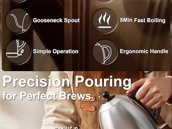 304 Stainless Steel 5Min Fast Boiling