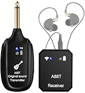 WENTELMUSIC A88T 2.4GHz Wireless in-Ear Monitor System – Low Latency, HD Audio, 100ft Range, 24-b...