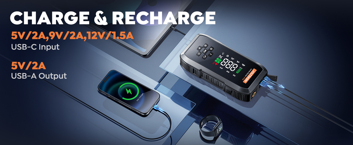 car jump starter with air compressor