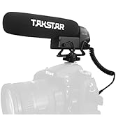 TAKSTAR SGC-600 Universal Shotgun Microphone, Video Microphone for iPhone, Android Phone, Canon/N...