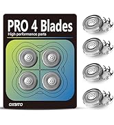 OXSITO Pro 4 Head Replacement Blades for Pitbulls Head Razors Gold PRO, Silver PRO, Platinum PRO…...
