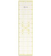 Elan Patchwork Ruler, Quilting Rulers, Metric Ruler, Acrylic Ruler for Cutting Fabric, Sewing Rul...