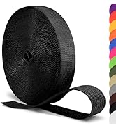 12 Yards Webbing 1" &amp; 1.5" &amp; 2" Polypropylene Webbing Strap 1 Inch 1.5 Inch 2 Inch Wide Webbing S...