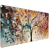 35.4 x 15.7 in, XXL Large Mouse Pad for Desk, Extended Keyboard Mouse Mat for Computer Office, Bi...