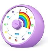 Visual Timer for Kids, 60-Minute Countdown Timer for Classroom Office Kitchen, Desk Timer Kids Ti...