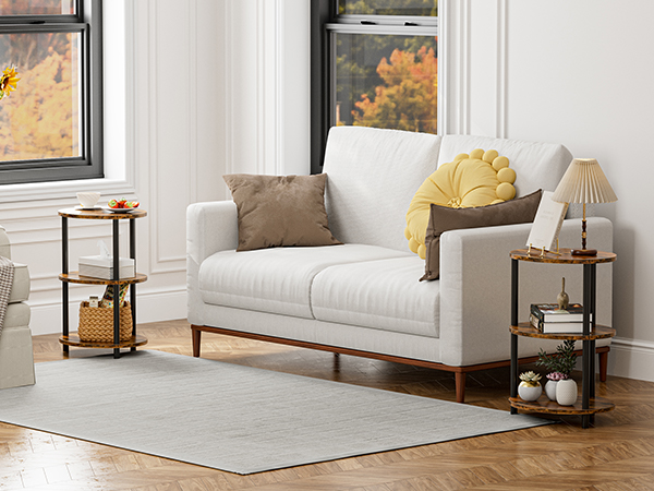 small round coffee table