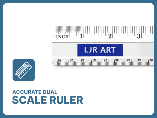 ACCURATE DUAL SCALE RULER