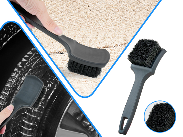 Stiff-bristle Tire Scrubber