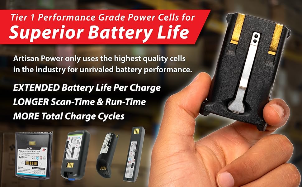 Superior Battery Life - Scanners