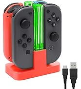 FastSnail Charging Dock Compatible with Nintendo Switch for Joy Con &amp; OLED Model Controller with ...