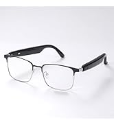 Piluyaa Smart Glasses Bluetooth Audio Sunglasses for Men Women with Dual Stereo Speakers, Open Ea...