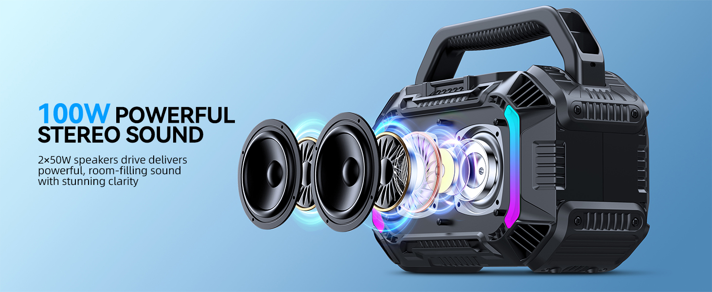 100W loud speaker