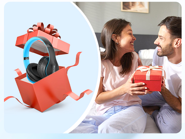 Headphones wireless bluetooth adopt V5.3 bluetooth chip technology to ensure more stable connection