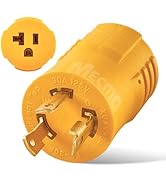 Shore Power NEMA L5-30P to 5-15/20R RV Generator Adapter MECMO Marine 30 Amp to 110 15 Amp Househ...