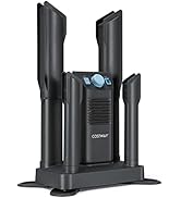 COSTWAY Boot Dryer, Shoe Dryer with 180 Mins Timer &amp; Heating Blower, Ozone Disinfection, Extendab...