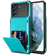 Vofolen for Galaxy S21 Plus Wallet Case Credit Card Holder 4-Card Flip Men Women Cover Slot Back ...