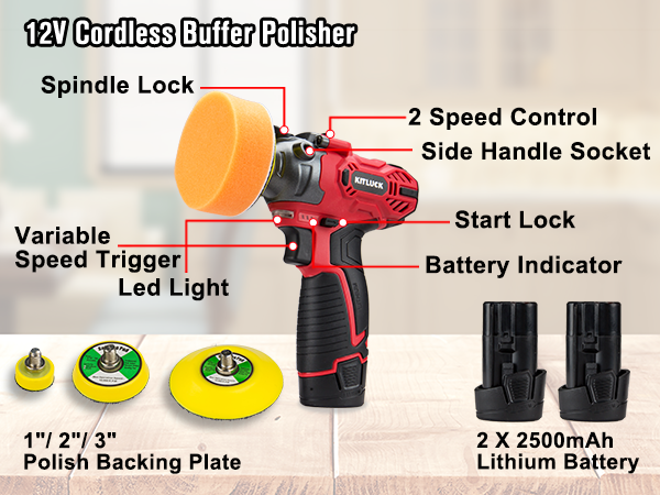 cordless buffer polisher