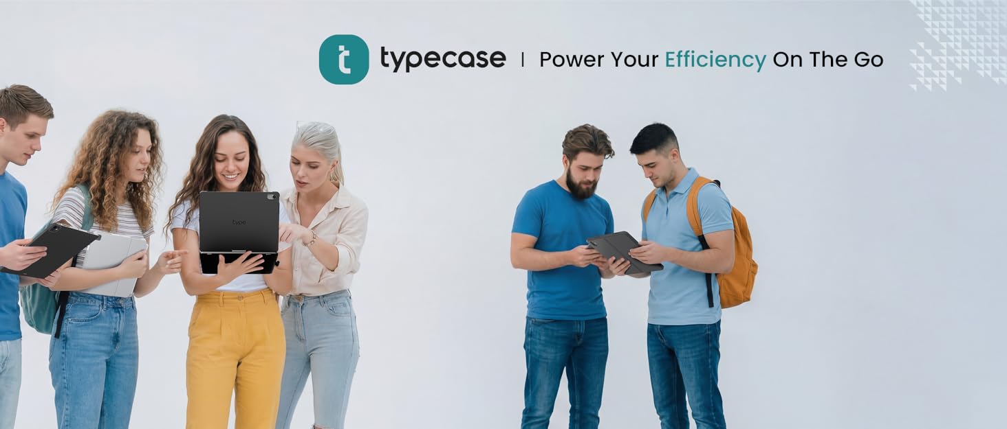 typecase Folio Duo iPad 11th 10th Generation Case with Keyboard (11&amp;#34; 2025 A16 &amp;amp; 10.9&amp;#34; 2022)