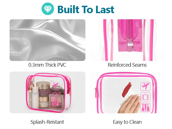 clear makeup bag
