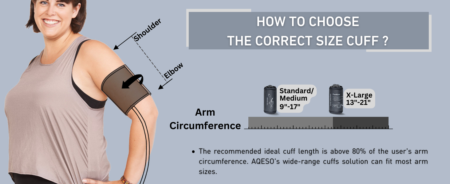 2 Wide-Range Cuffs Fit 9-21 Inches
