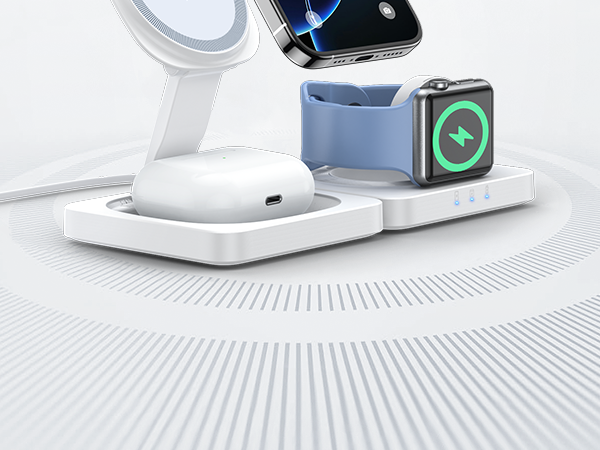 iphone charging stand 3 in 1 magsafe
