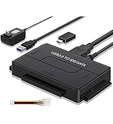 EYOOLD SATA IDE to USB 3.0 Adapter, External Hard Drive Reader Ultra Recovery Converter for Unive...