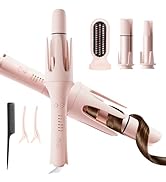 CHIKYO 3 in 1 Multifunctional Hot Tool, Automatic Curling Irons with 2 Ceramic Barrel(1", 1.25") ...