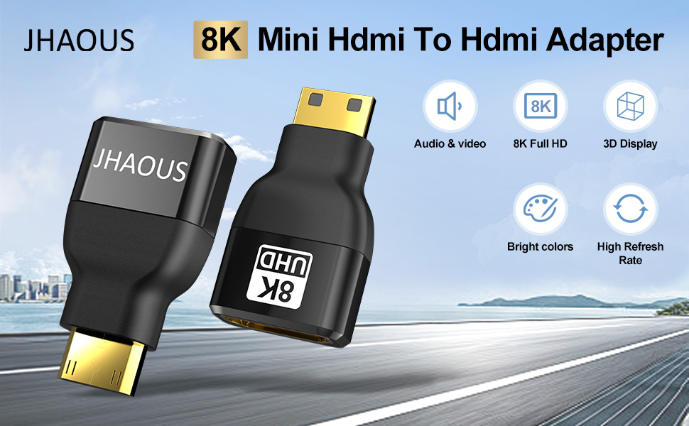 Mini HDMI to HDMI Adapter
