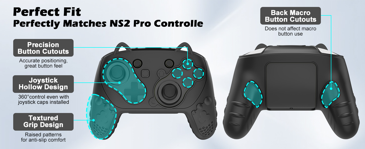 Silicone Switch 2 Pro Controller Case