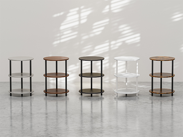 small round end table