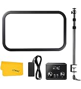 Godox ES45 Key Light,LED Video Light with Extendable Desk Stand,2.4G Wireless Control,0-100% Brig...