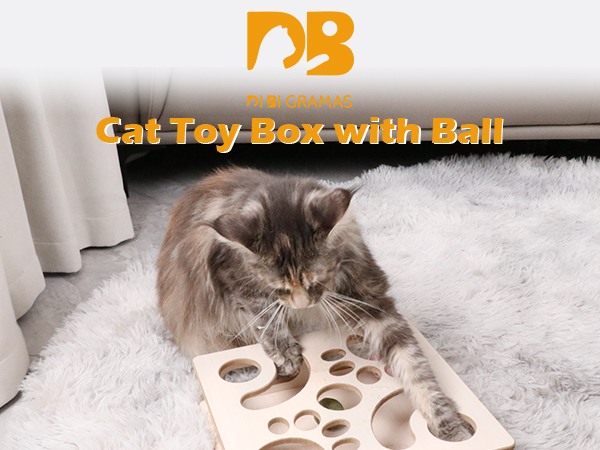 DI BI GRAMAS Cat Interactive Box Puzzle Toy