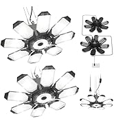 TANBABY 2 Pack LED Garage Lights, 250W Deformable Garage Light, Total 50000LM 6500K Daylight, 8+1...