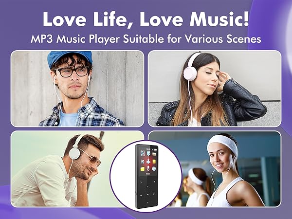 64GB MP3 Player with Bluetooth 5.3
