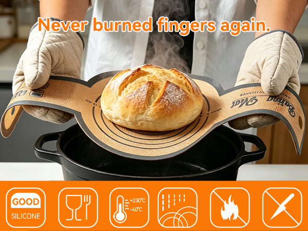 long heat-resistant handles