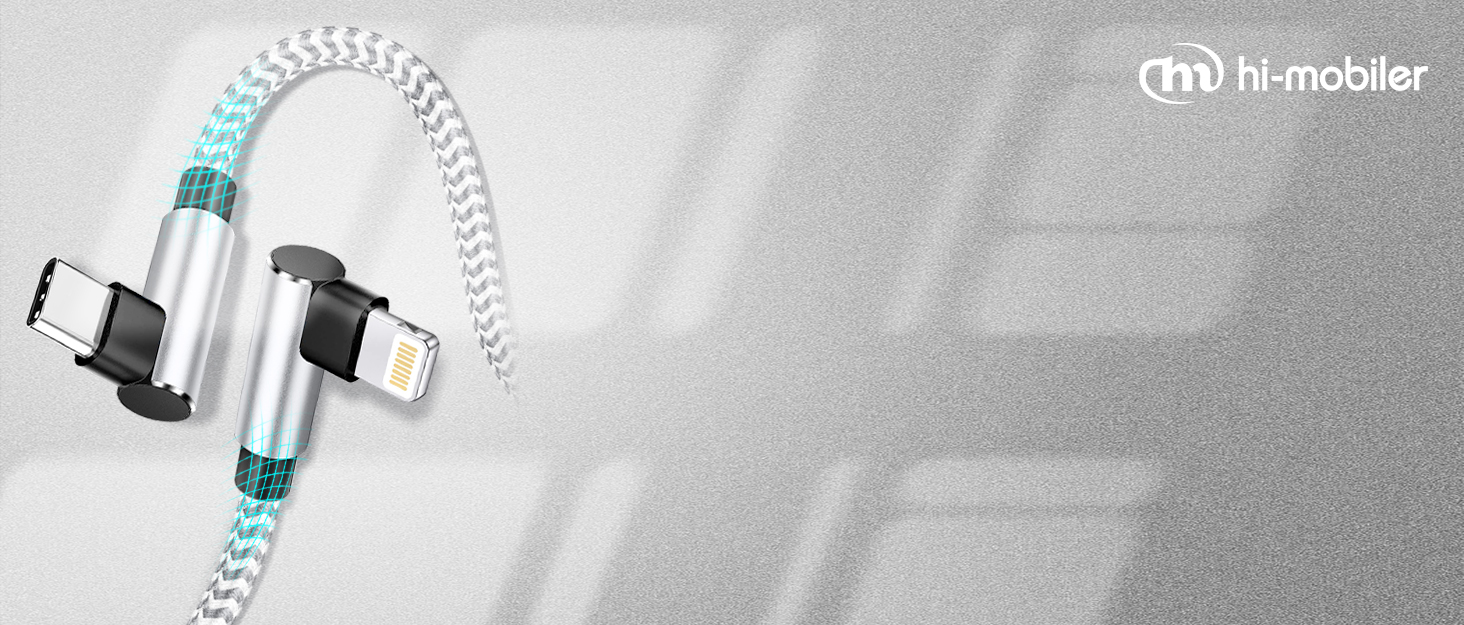 90 degree lightning cable