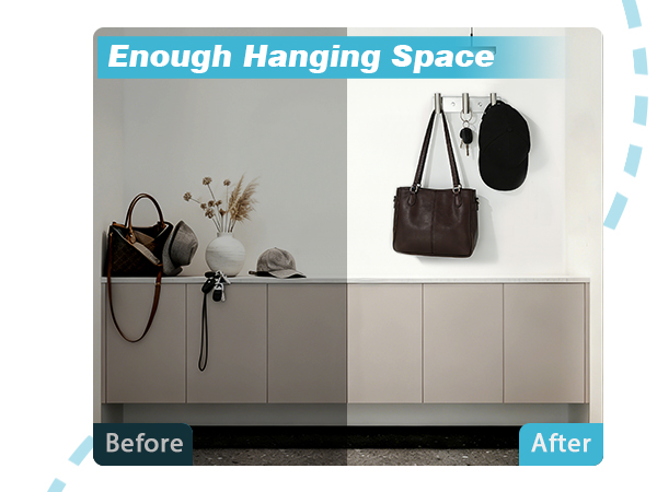 Alise Coat Hooks Hat and Coat Rack