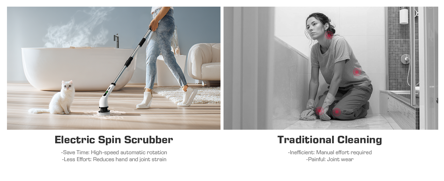 Effortless cleaning that spares you from body soreness