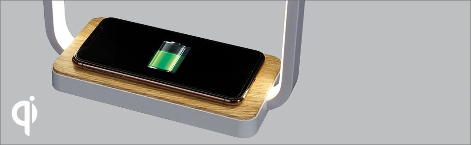 wireless qi charging phones tablets electronics white woodgrain 