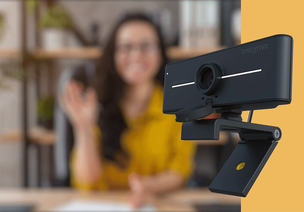 Creative Live! Cam 4K UHD USB Webcam with Backlight Compensation