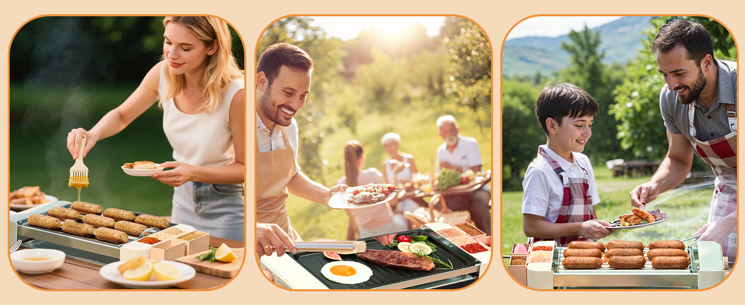 smokeless indoor grill