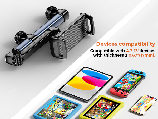 tablet headrest mount