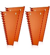 ALOANES 64-Slot ABS Plastic Wrench Organizer, Standard Hanging Wrench Organizer for Tool Box and ...