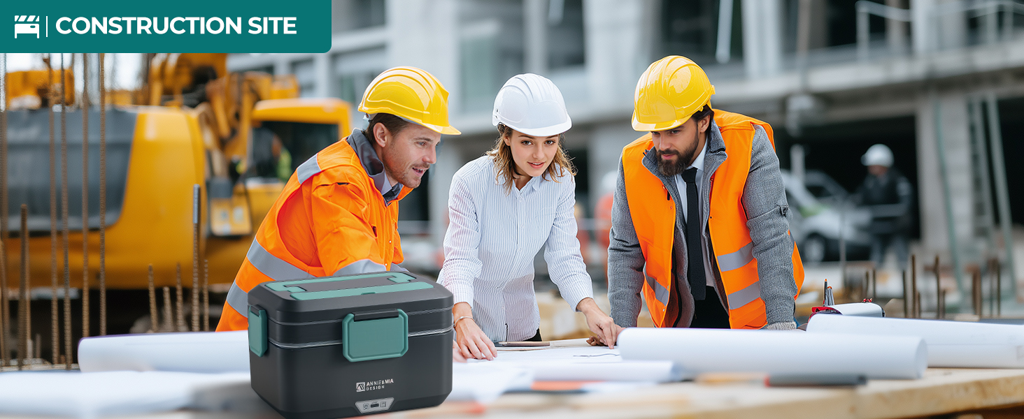 Electric lunch box good for construction workers.