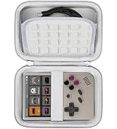 BOVKE Carrying Case Compatible with RG35XX 2024 New Version Retro Handheld Game Console, Storage ...