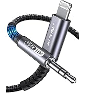 JSAUX Lightning to 3.5mm Audio Cord 6FT, [Apple Mfi Certified] Aux Cable Compatible with iPhone 1...