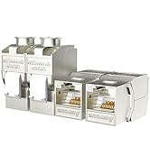 10-Pack RJ45 CAT 7 Tool-Less STP Shielded Keystone Jack, AMPCOM Self-Locking Cat7 Keystone Zinc A...