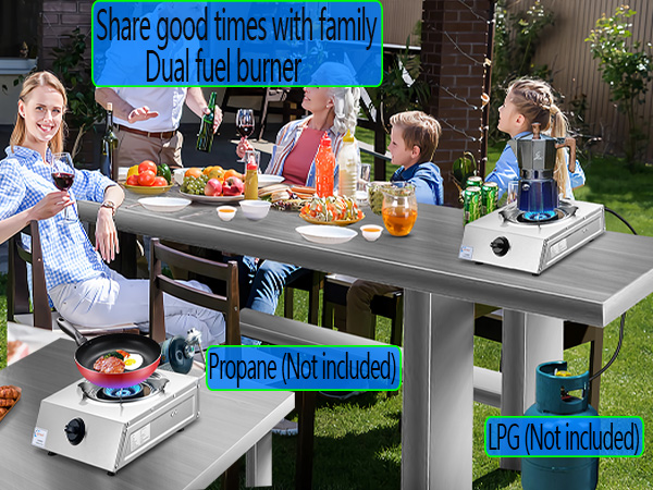 Propane camping stove