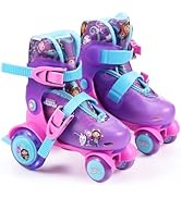 Gabbys Dollhouse Trainer Skates - Light Up Wheels, ABEC 5 Bearings, Durable PVC Material, Foam Sh...